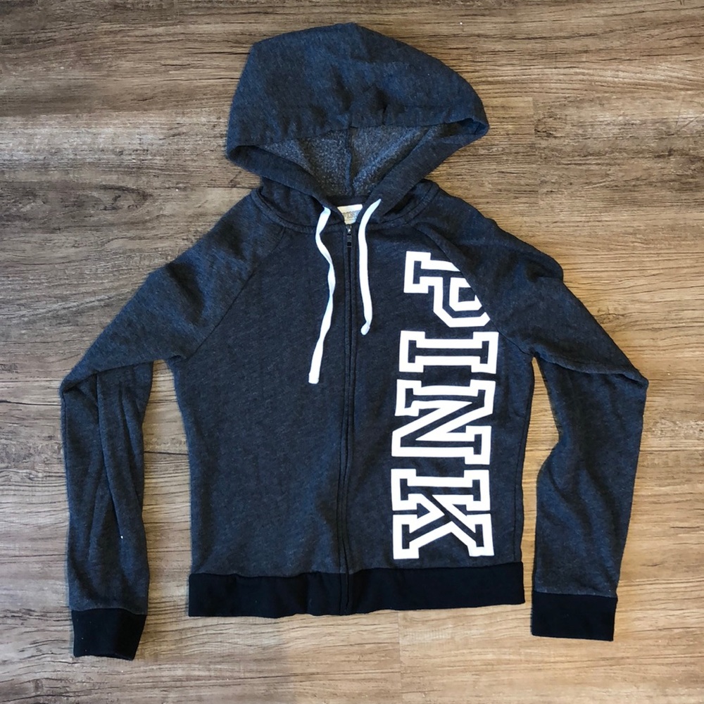 PINK zip up sweatshirt!